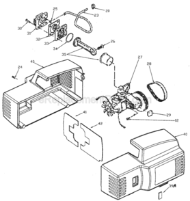 Part Location Diagram of CAC-1283 Porter Cable Devap CAC-1283